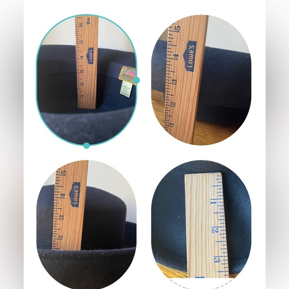 Vintage Scala Collectione women's felt hat 100% wool hand crafted hat/size 22 - Picture 3 of 16